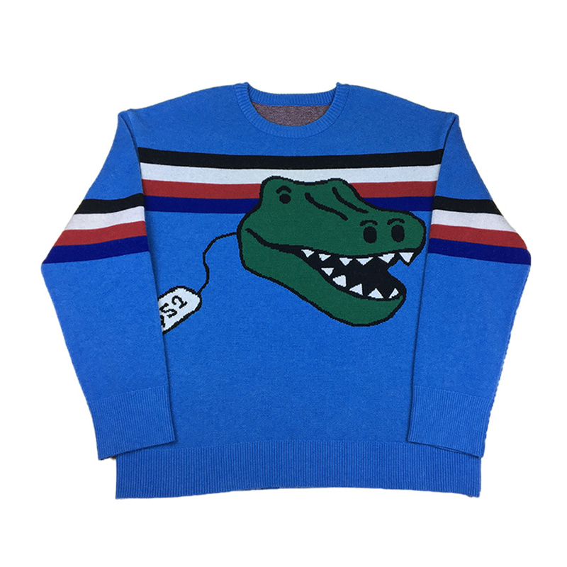 [MINU]Dino toy sweater [BLUE]